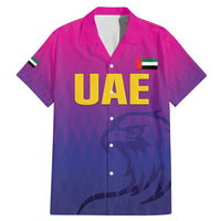 Custom United Arab Emirates Cricket Family Matching Mermaid Dress and Hawaiian Shirt Go Champions Sporty Style LT05 - Wonder Print Shop