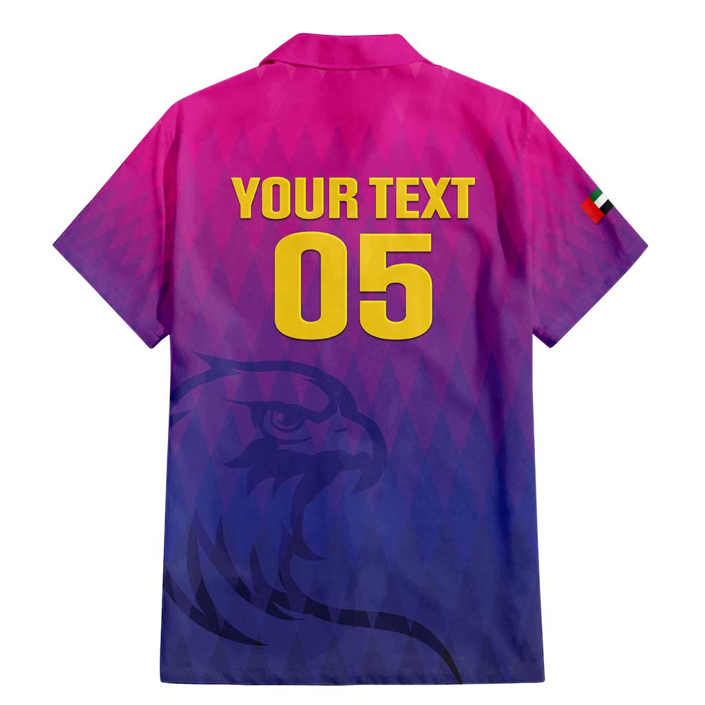 Custom United Arab Emirates Cricket Family Matching Mermaid Dress and Hawaiian Shirt Go Champions Sporty Style LT05 - Wonder Print Shop