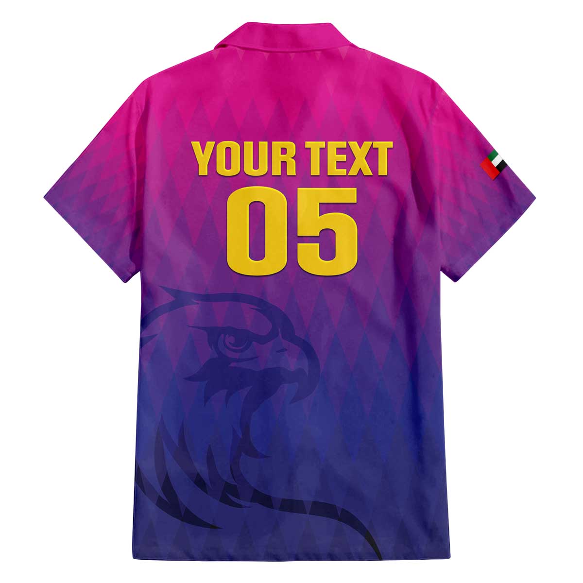 Custom United Arab Emirates Cricket Family Matching Off The Shoulder Long Sleeve Dress and Hawaiian Shirt Go Champions Sporty Style LT05 - Wonder Print Shop