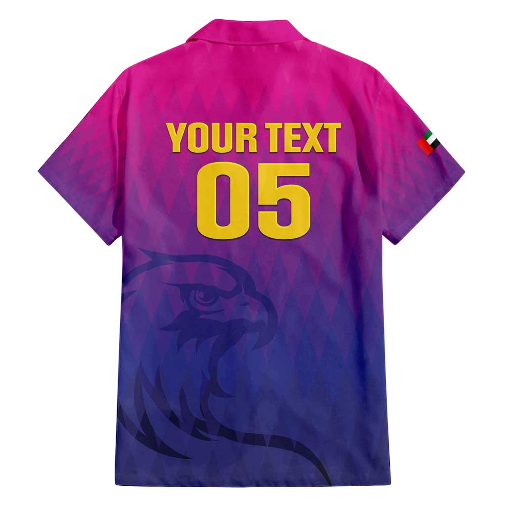 Custom United Arab Emirates Cricket Family Matching Puletasi and Hawaiian Shirt Go Champions Sporty Style LT05 - Wonder Print Shop