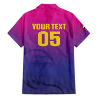 Custom United Arab Emirates Cricket Family Matching Short Sleeve Bodycon Dress and Hawaiian Shirt Go Champions Sporty Style LT05 - Wonder Print Shop