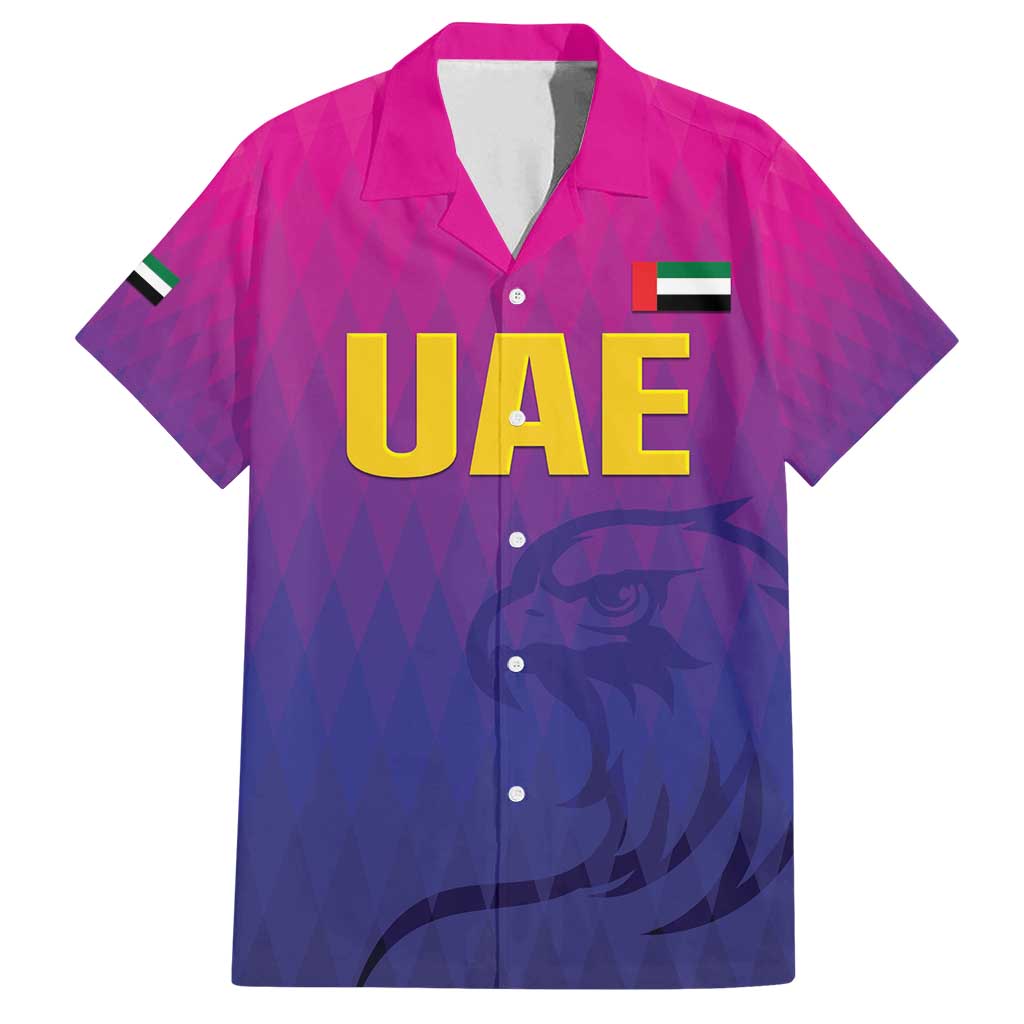 Custom United Arab Emirates Cricket Family Matching Summer Maxi Dress and Hawaiian Shirt Go Champions Sporty Style LT05 - Wonder Print Shop