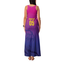 Custom United Arab Emirates Cricket Family Matching Tank Maxi Dress and Hawaiian Shirt Go Champions Sporty Style LT05 - Wonder Print Shop