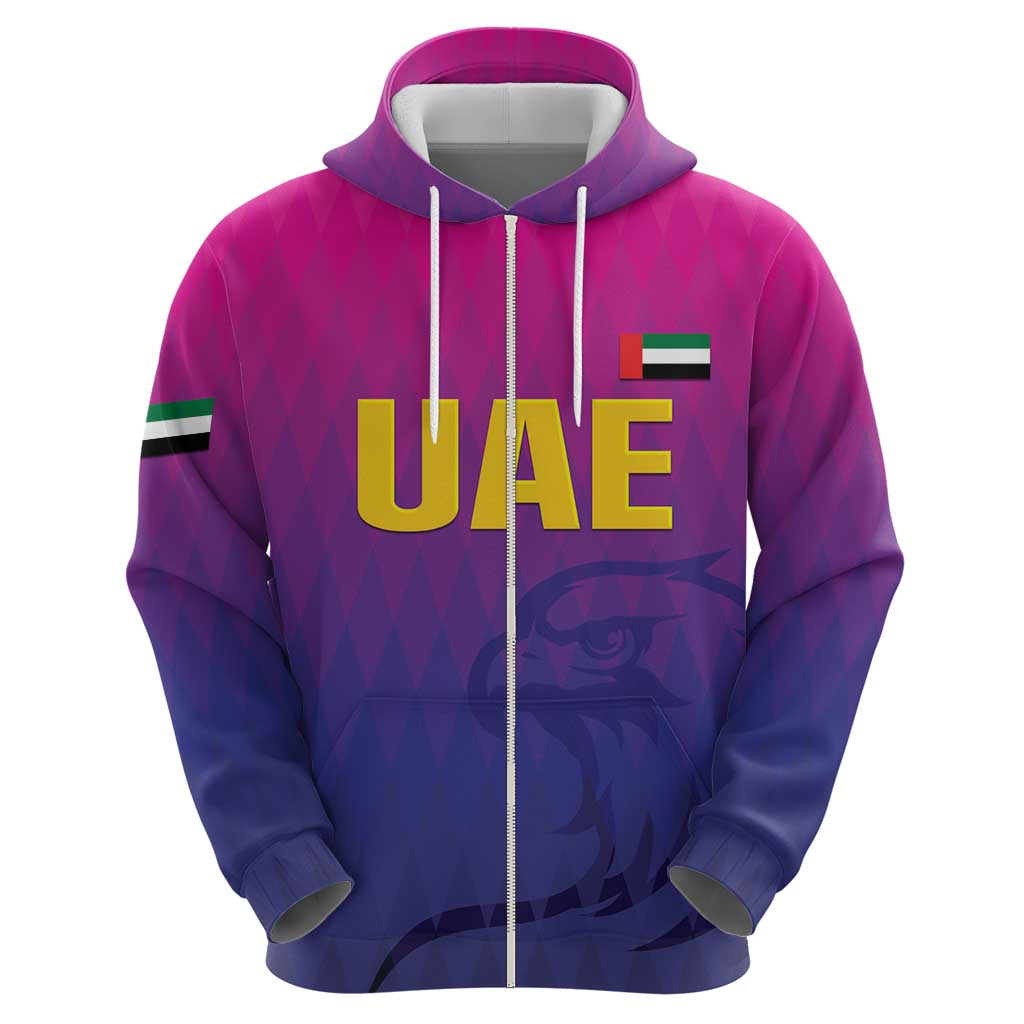Custom United Arab Emirates Cricket Hoodie Go Champions Sporty Style LT05 - Wonder Print Shop