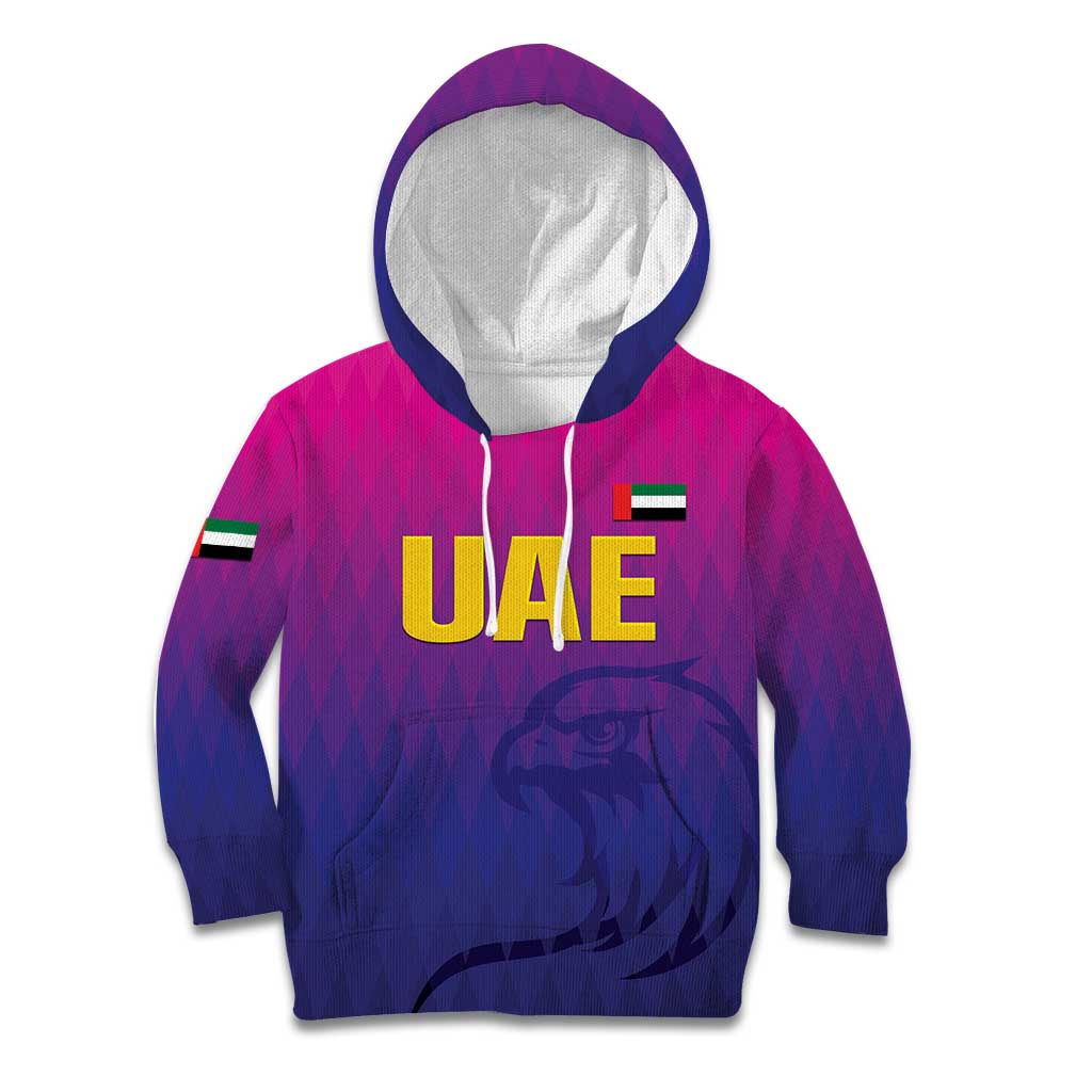Custom United Arab Emirates Cricket Kid Hoodie Go Champions Sporty Style LT05 - Wonder Print Shop