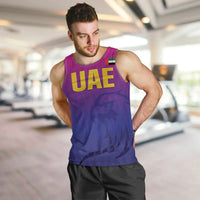 Custom United Arab Emirates Cricket Men Tank Top Go Champions Sporty Style LT05 - Wonder Print Shop