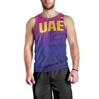 Custom United Arab Emirates Cricket Men Tank Top Go Champions Sporty Style LT05 - Wonder Print Shop