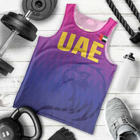 Custom United Arab Emirates Cricket Men Tank Top Go Champions Sporty Style LT05 - Wonder Print Shop