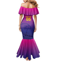 Custom United Arab Emirates Cricket Mermaid Dress Go Champions Sporty Style LT05 - Wonder Print Shop
