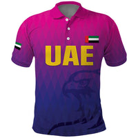 Custom United Arab Emirates Cricket Polo Shirt Go Champions Sporty Style LT05 - Wonder Print Shop