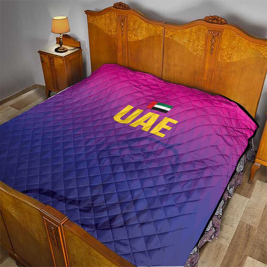 United Arab Emirates Cricket Quilt Go Champions Sporty Style LT05 - Wonder Print Shop