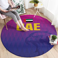 United Arab Emirates Cricket Round Carpet Go Champions Sporty Style