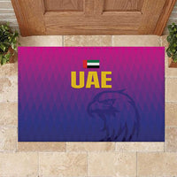 United Arab Emirates Cricket Rubber Doormat Go Champions Sporty Style LT05 - Wonder Print Shop