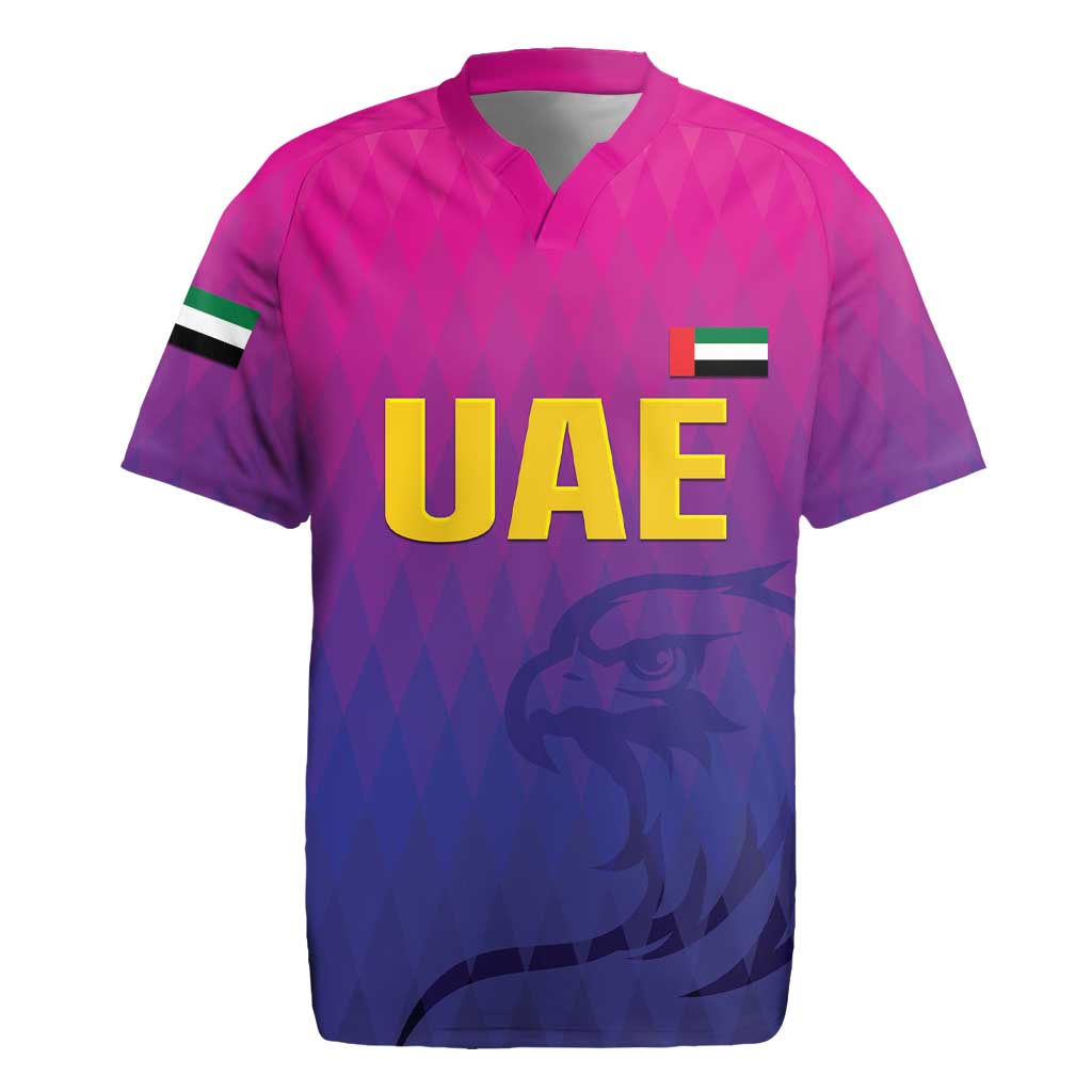 Custom United Arab Emirates Cricket Rugby Jersey Go Champions Sporty Style LT05 - Wonder Print Shop