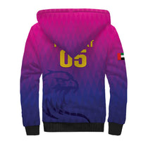 Custom United Arab Emirates Cricket Sherpa Hoodie Go Champions Sporty Style LT05 - Wonder Print Shop