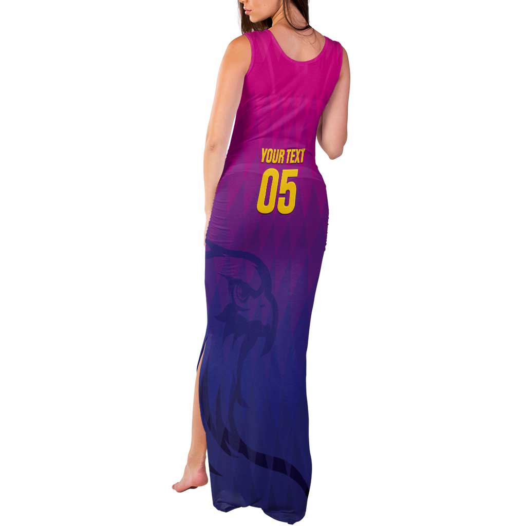 Custom United Arab Emirates Cricket Tank Maxi Dress Go Champions Sporty Style LT05 - Wonder Print Shop