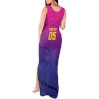 Custom United Arab Emirates Cricket Tank Maxi Dress Go Champions Sporty Style LT05 - Wonder Print Shop
