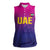 Custom United Arab Emirates Cricket Women Sleeveless Polo Shirt Go Champions Sporty Style LT05 - Wonder Print Shop