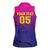 Custom United Arab Emirates Cricket Women Sleeveless Polo Shirt Go Champions Sporty Style LT05 - Wonder Print Shop