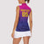 Custom United Arab Emirates Cricket Women Sleeveless Polo Shirt Go Champions Sporty Style LT05 - Wonder Print Shop