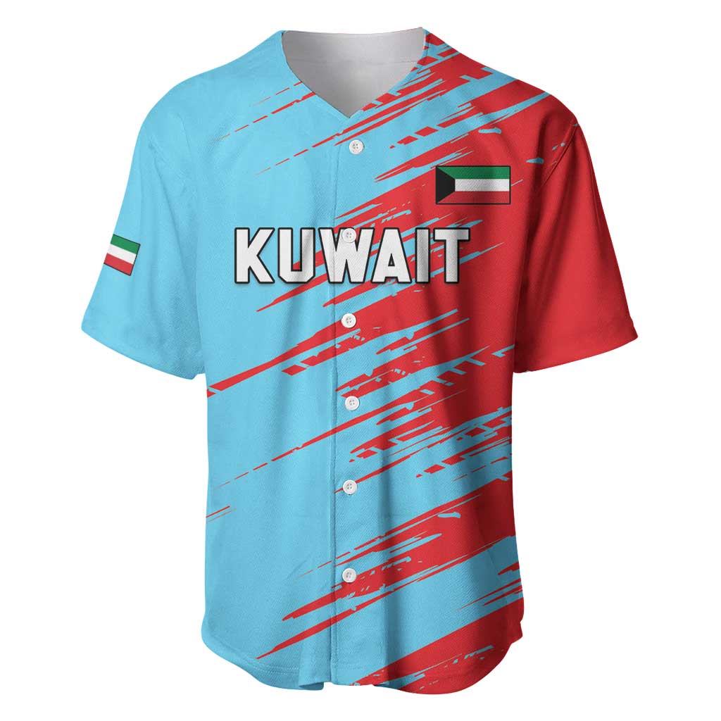 Custom Kuwait Cricket Baseball Jersey Unique Style LT05 - Wonder Print Shop