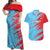 Custom Kuwait Cricket Couples Matching Off Shoulder Maxi Dress and Hawaiian Shirt Unique Style LT05 - Wonder Print Shop