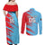 Custom Kuwait Cricket Couples Matching Off Shoulder Maxi Dress and Long Sleeve Button Shirt Unique Style LT05 - Wonder Print Shop