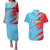 Custom Kuwait Cricket Couples Matching Puletasi and Hawaiian Shirt Unique Style LT05 - Wonder Print Shop