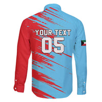 Custom Kuwait Cricket Family Matching Long Sleeve Bodycon Dress and Hawaiian Shirt Unique Style LT05 - Wonder Print Shop