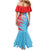 Custom Kuwait Cricket Family Matching Mermaid Dress and Hawaiian Shirt Unique Style LT05 - Wonder Print Shop