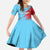 Custom Kuwait Cricket Family Matching Off The Shoulder Long Sleeve Dress and Hawaiian Shirt Unique Style LT05 - Wonder Print Shop