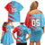 Custom Kuwait Cricket Family Matching Off Shoulder Short Dress and Hawaiian Shirt Unique Style LT05 - Wonder Print Shop