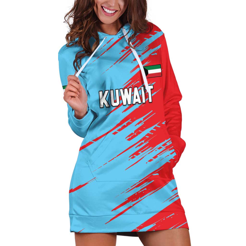 Custom Kuwait Cricket Hoodie Dress Unique Style LT05 - Wonder Print Shop