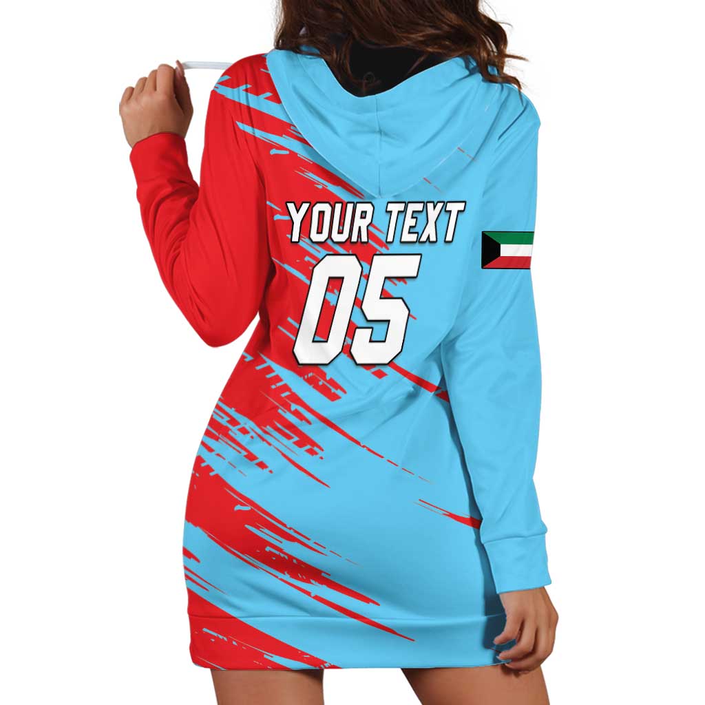 Custom Kuwait Cricket Hoodie Dress Unique Style LT05 - Wonder Print Shop