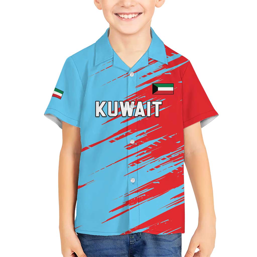 Custom Kuwait Cricket Kid Hawaiian Shirt Unique Style LT05 - Wonder Print Shop