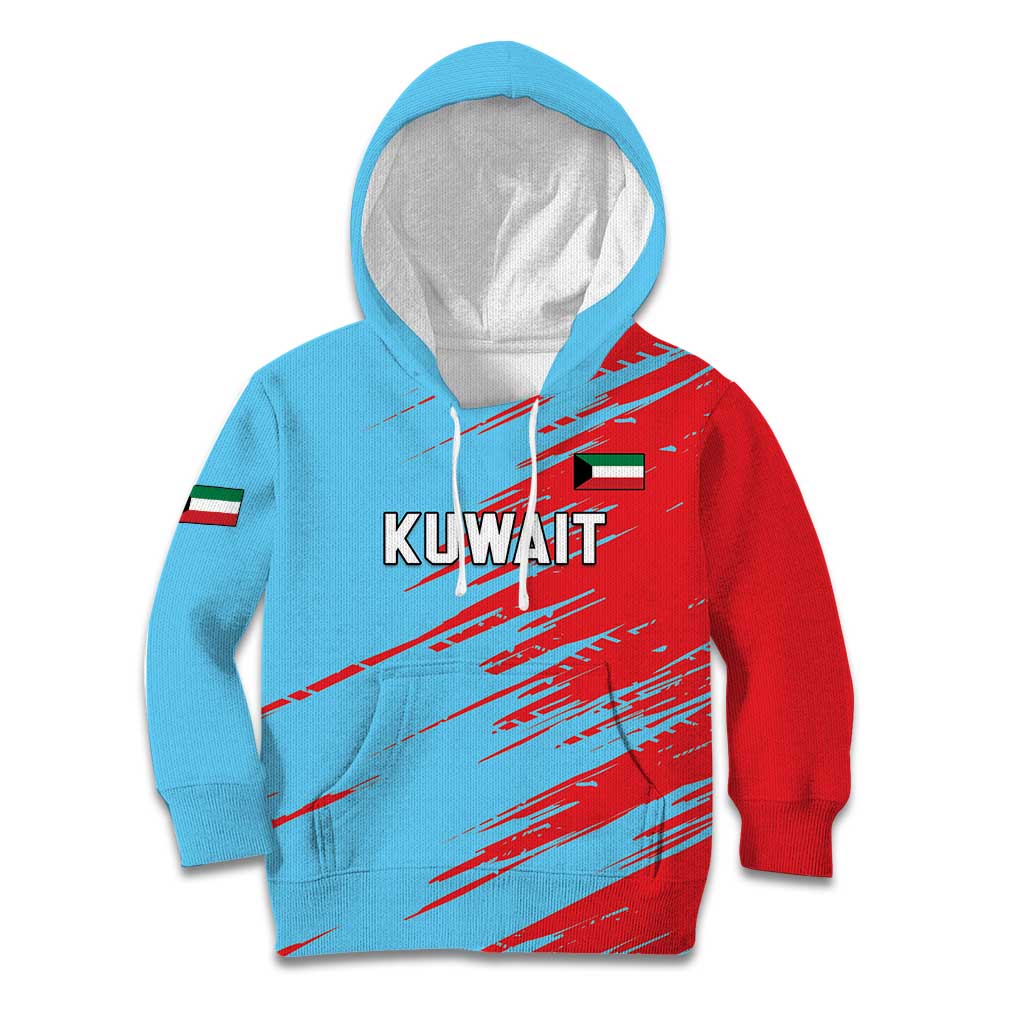Custom Kuwait Cricket Kid Hoodie Unique Style LT05 - Wonder Print Shop