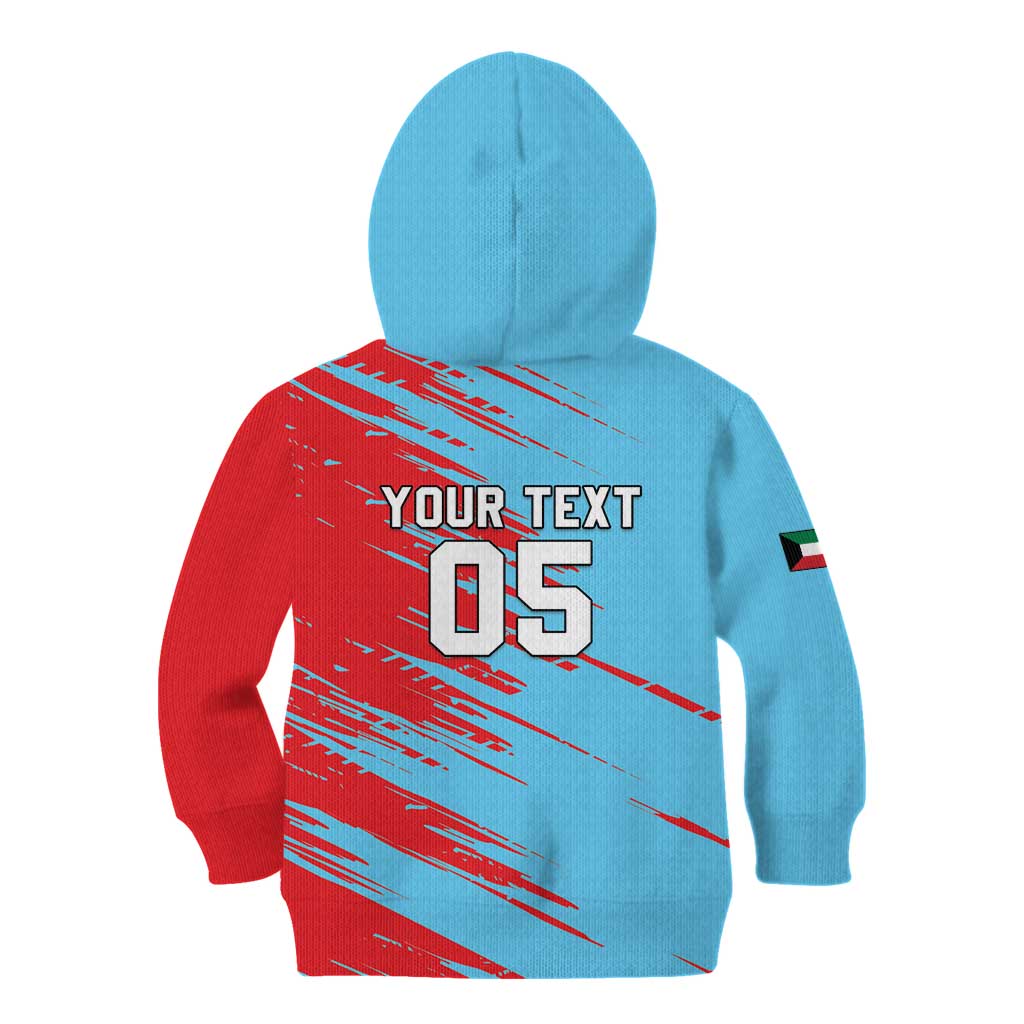 Custom Kuwait Cricket Kid Hoodie Unique Style LT05 - Wonder Print Shop