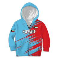 Custom Kuwait Cricket Kid Hoodie Unique Style LT05 - Wonder Print Shop