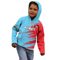 Custom Kuwait Cricket Kid Hoodie Unique Style LT05 - Wonder Print Shop