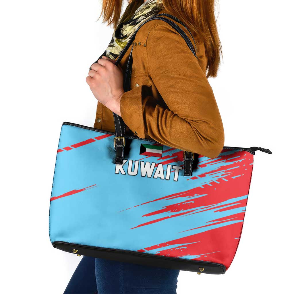 Kuwait Cricket Leather Tote Bag Unique Style LT05 - Wonder Print Shop