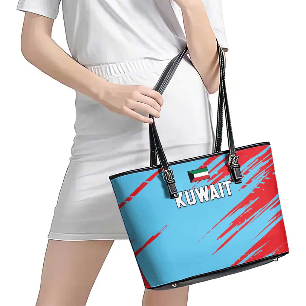 Kuwait Cricket Leather Tote Bag Unique Style LT05 - Wonder Print Shop