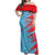Custom Kuwait Cricket Off Shoulder Maxi Dress Unique Style LT05 - Wonder Print Shop