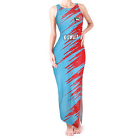 Custom Kuwait Cricket Tank Maxi Dress Unique Style LT05 - Wonder Print Shop