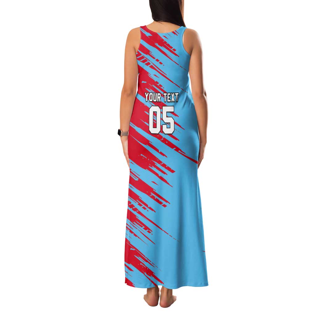 Custom Kuwait Cricket Tank Maxi Dress Unique Style LT05 - Wonder Print Shop