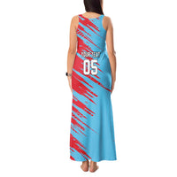 Custom Kuwait Cricket Tank Maxi Dress Unique Style LT05 - Wonder Print Shop