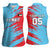 Custom Kuwait Cricket Women Sleeveless Polo Shirt Unique Style LT05 - Wonder Print Shop