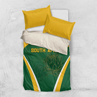 South Africa Cricket Bedding Set Go Champions Protea Pattern LT05 - Wonder Print Shop