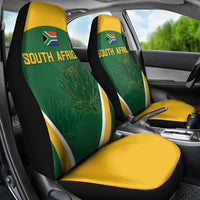 South Africa Cricket Car Seat Cover Go Champions Protea Pattern LT05 - Wonder Print Shop