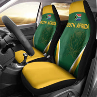 South Africa Cricket Car Seat Cover Go Champions Protea Pattern LT05 - Wonder Print Shop