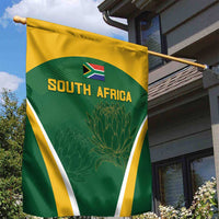 South Africa Cricket Garden Flag Go Champions Protea Pattern LT05 - Wonder Print Shop